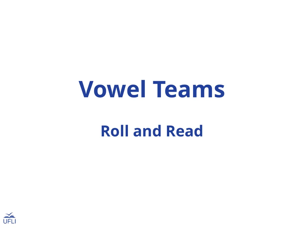 Roll and Read Activity: Use this Roll and Read - slide 5 of 23