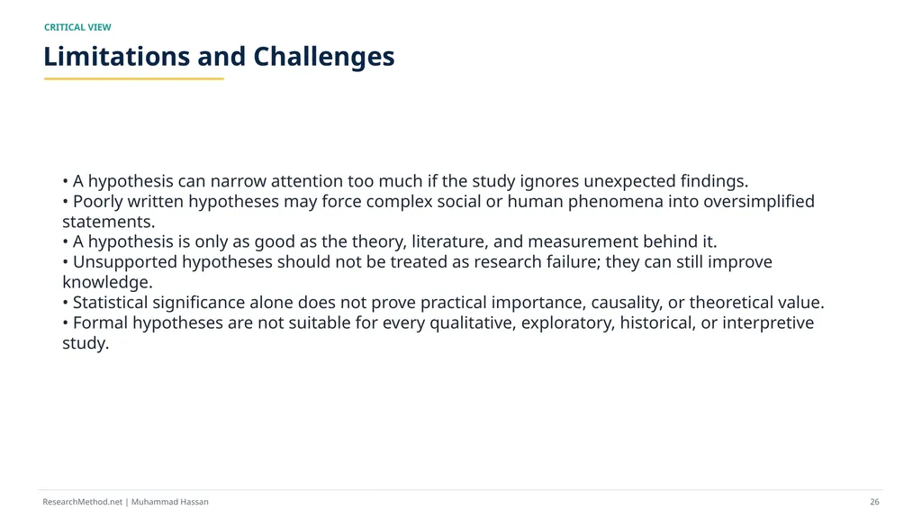 How to Write Research Hypotheses A - slide 26 of 36