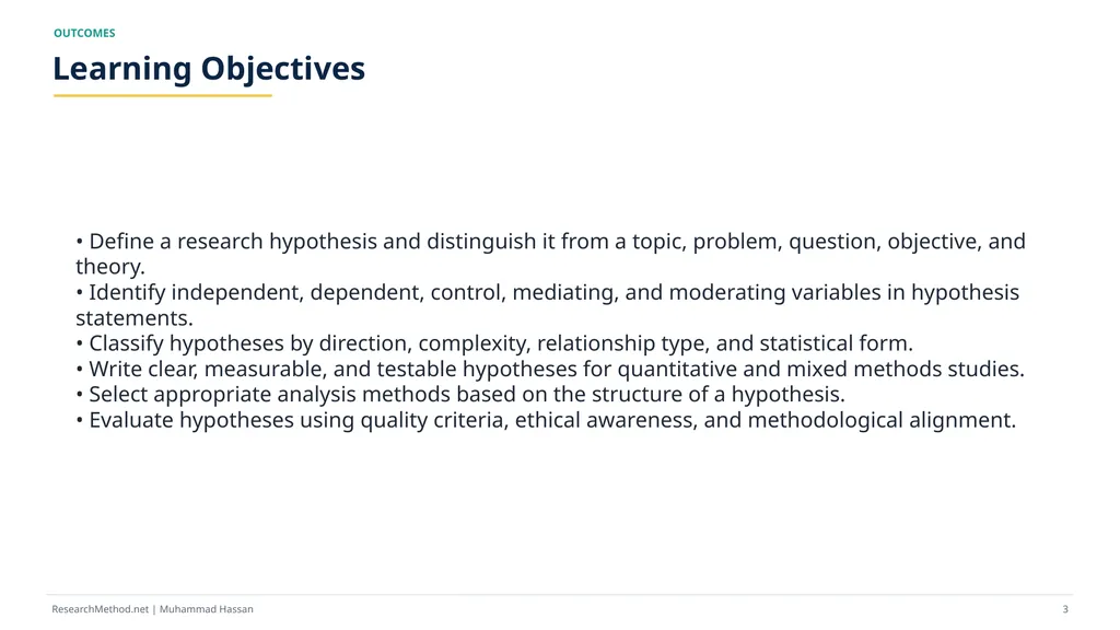 How to Write Research Hypotheses A - slide 3 of 36