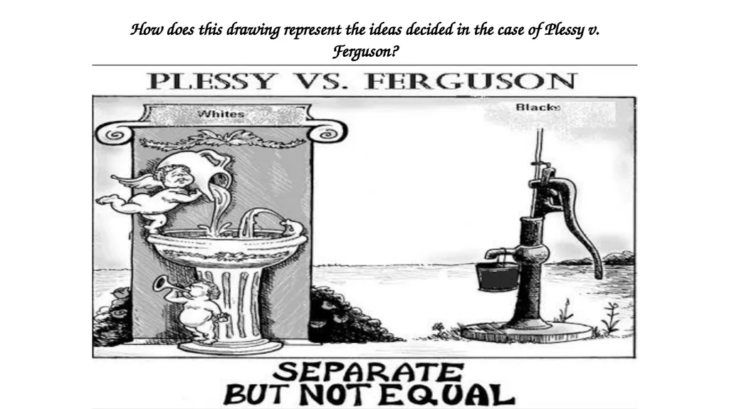 Aim: How did the decision in Plessy v. Ferguson - slide 13 of 14