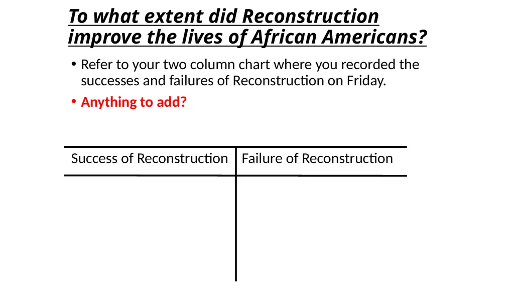 Aim: How did the decision in Plessy v. Ferguson - slide 14 of 14