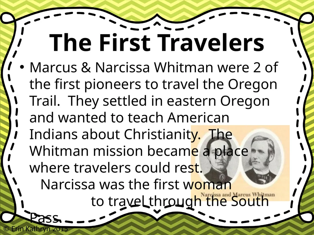 Oregon Trail PowerPoint & Notes © Erin Kathryn - slide 4 of 11