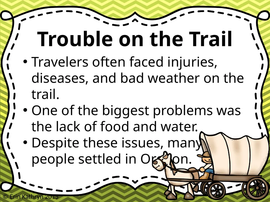 Oregon Trail PowerPoint & Notes © Erin Kathryn - slide 8 of 11