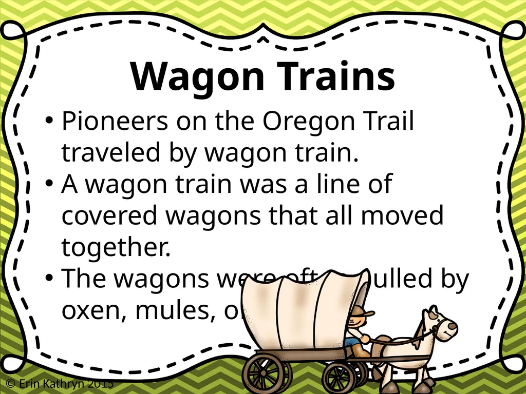 Oregon Trail PowerPoint & Notes © Erin Kathryn - slide 7 of 11