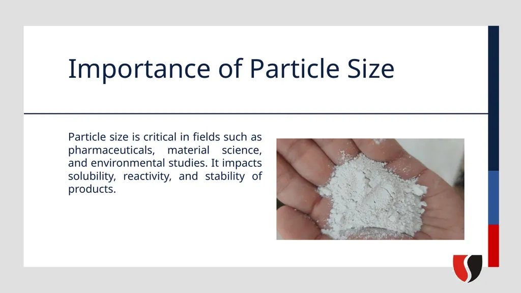 Particle Size Analysis By., DEEPTHI KODAM - slide 3 of 7