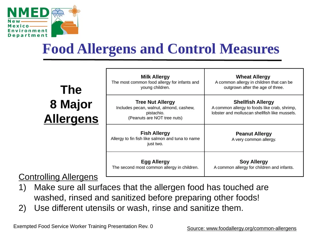 Food Handler Training For Exempted Food Service - slide 25 of 39
