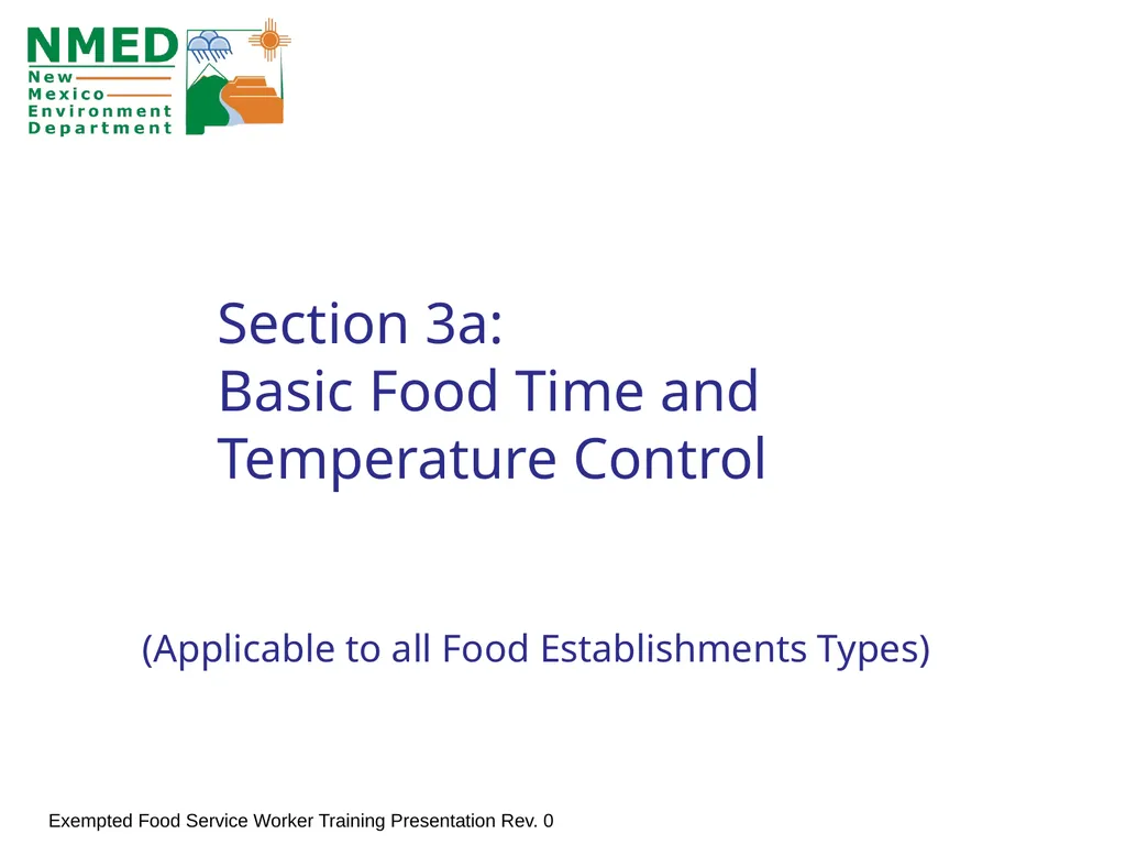 Food Handler Training For Exempted Food Service - slide 26 of 39