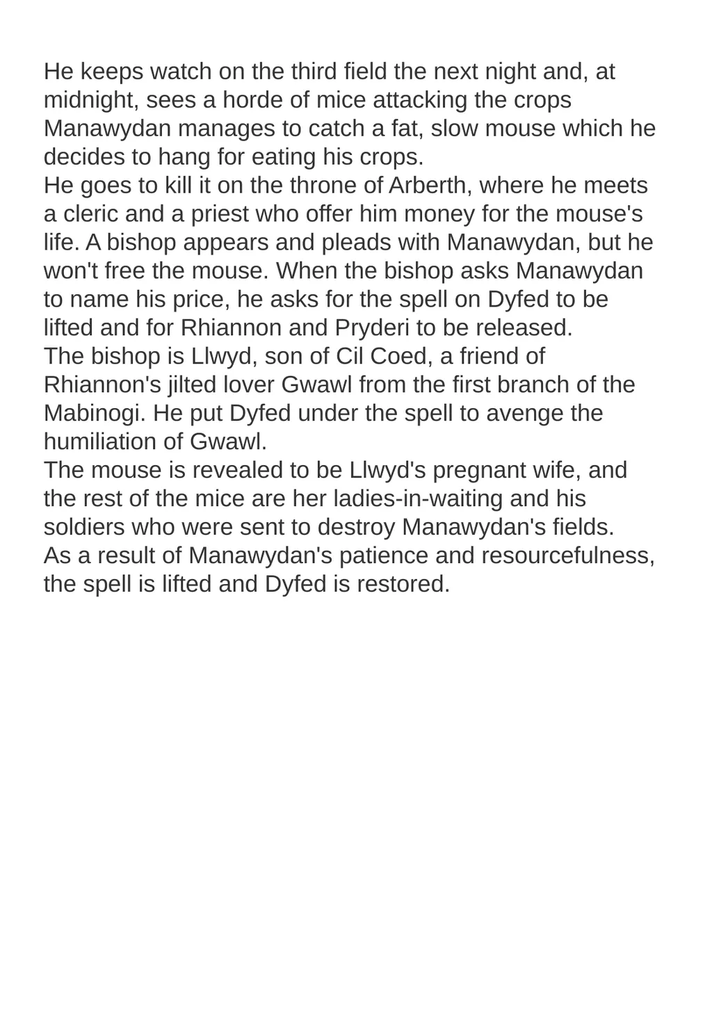 Wales is famous for having old legends and - slide 21 of 42