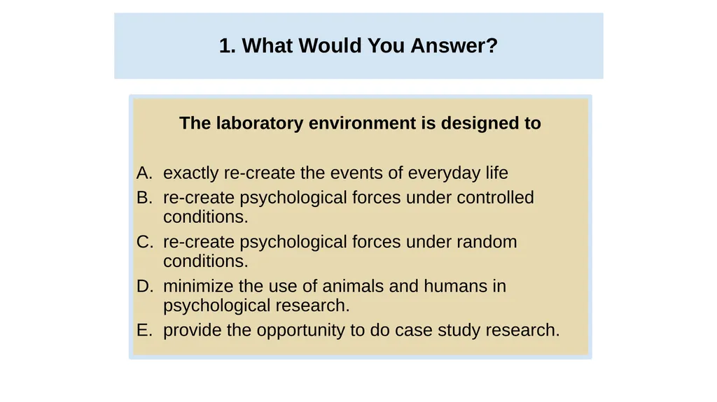 Unit 2 Research Methods: Thinking Critically With - slide 116 of 167