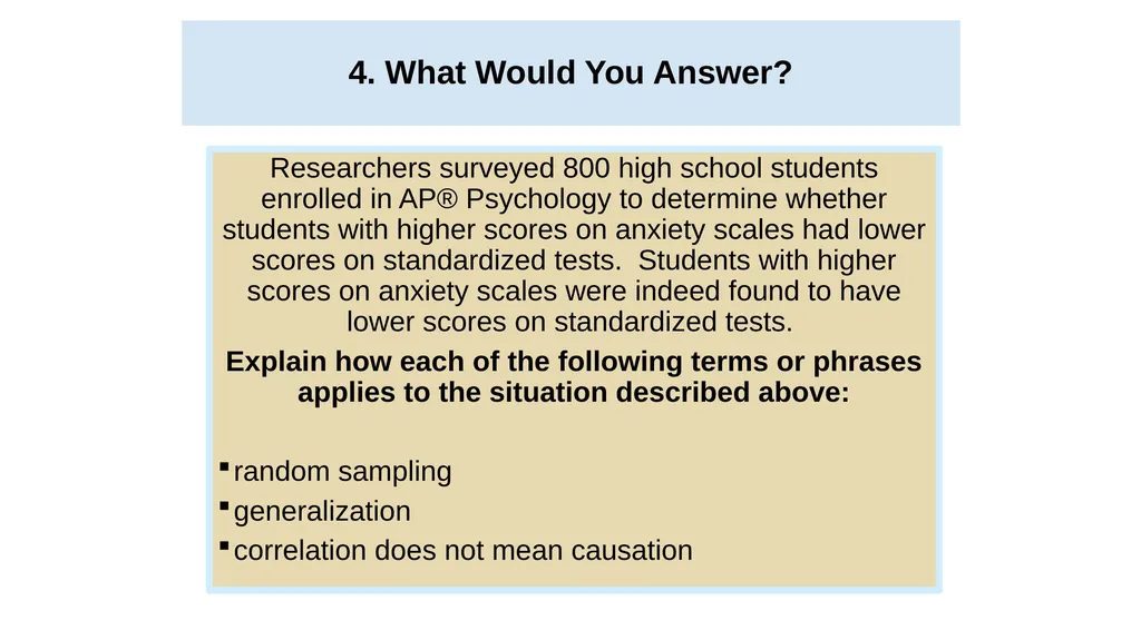 Unit 2 Research Methods: Thinking Critically With - slide 103 of 167