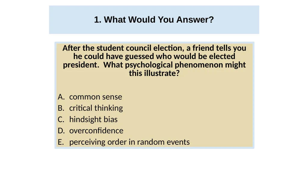 Unit 2 Research Methods: Thinking Critically With - slide 11 of 167