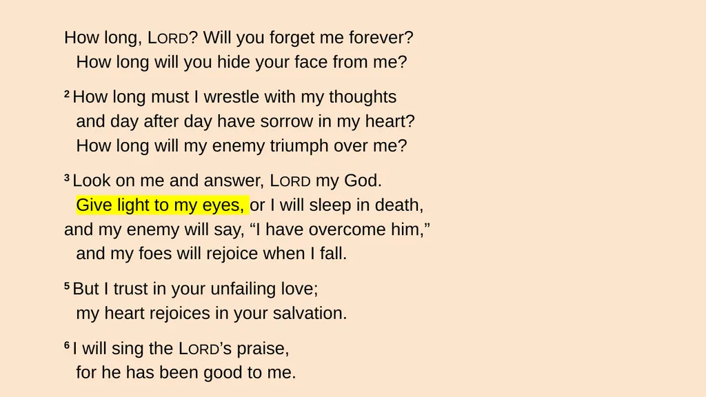 Honest Prayer 1 John 1:8-9 Psalm 13 Honest Prayer - slide 19 of 23
