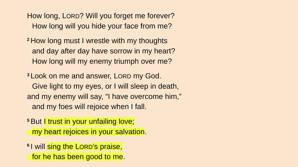 Honest Prayer 1 John 1:8-9 Psalm 13 Honest Prayer - slide 23 of 23