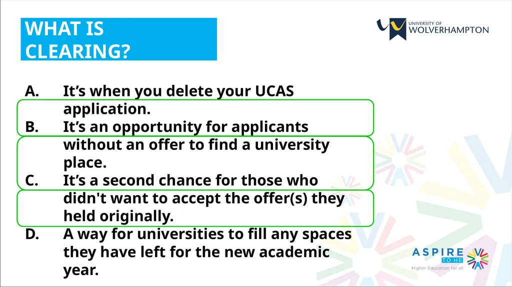 YEAR 13 SESSION 1: APPLYING TO UNIVERSITY SESSION - slide 11 of 28