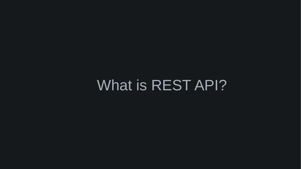 What is an API? Application Programming Interface - slide 9 of 56