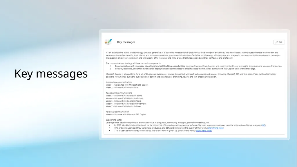 HOW MICROSOFT DOES IT Using Microsoft Viva Amplify - slide 9 of 11