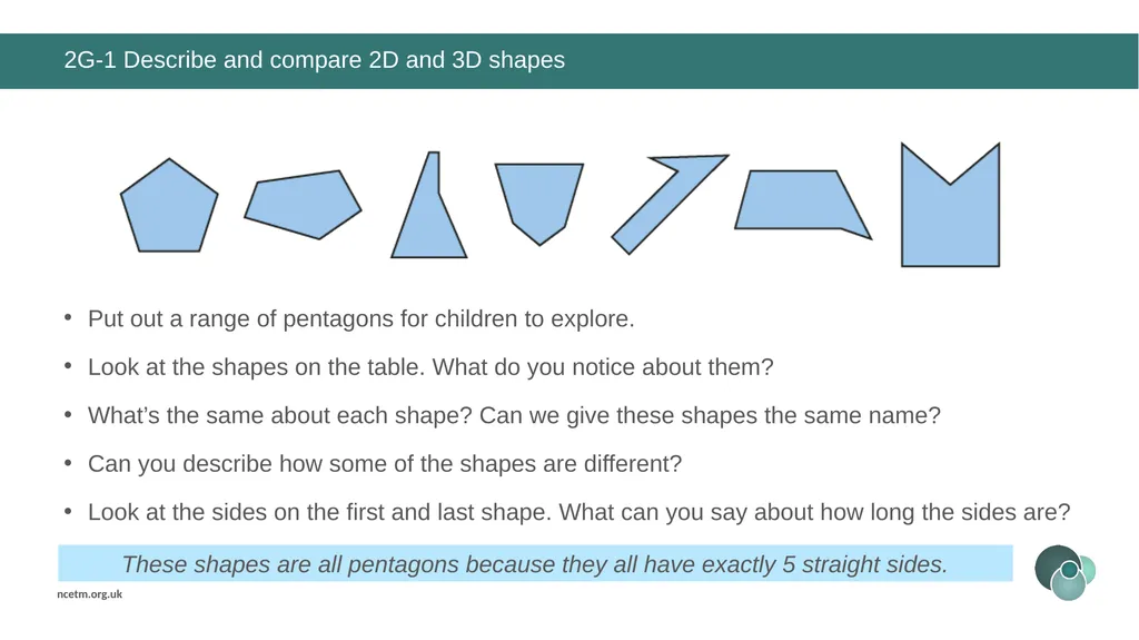 Year 2, Unit 7 Shape Curriculum Prioritisation for - slide 14 of 32