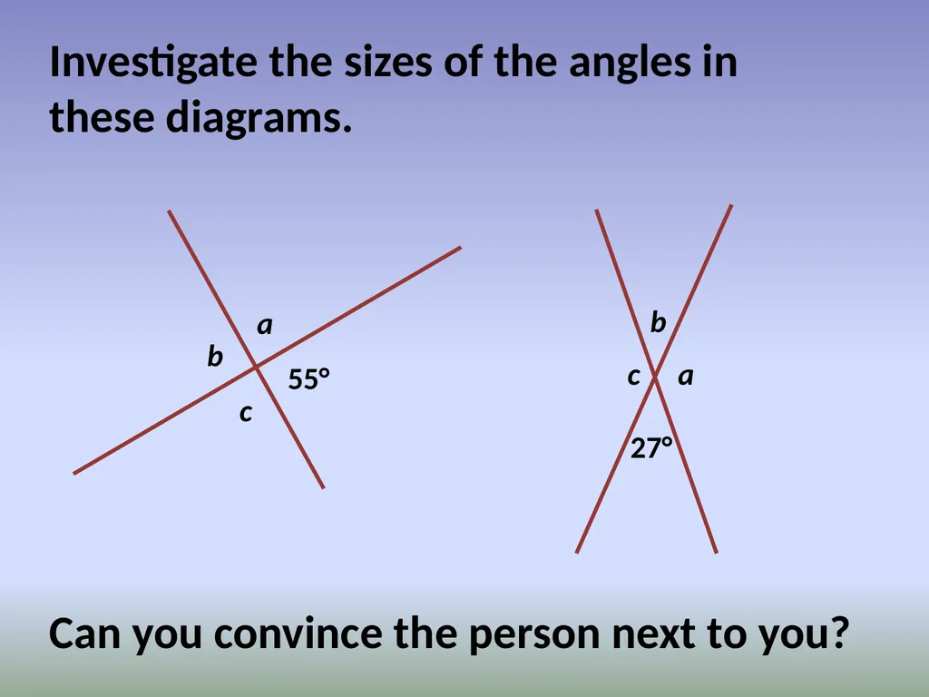 Parallel and Perpendicular Lines Objective: To be - slide 8 of 31