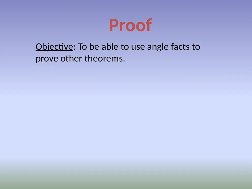 Parallel and Perpendicular Lines Objective: To be - slide 27 of 31