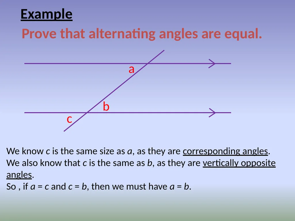 Parallel and Perpendicular Lines Objective: To be - slide 28 of 31