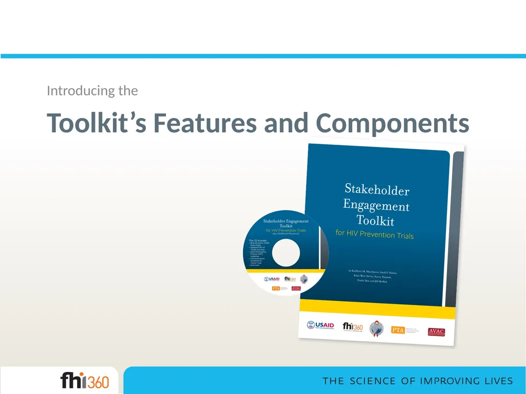 Stakeholder Engagement— Toolkit Orientation and - slide 4 of 33
