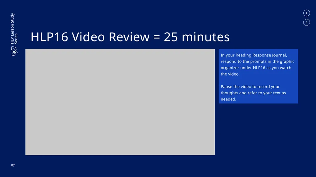 USE EXPLICIT INSTRUCTION HLP Lesson Study - slide 7 of 11
