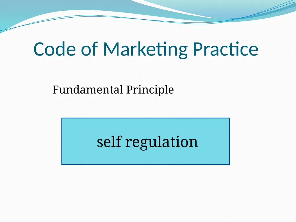 SA Marketing Code of Practice Steve Speller What - slide 10 of 29
