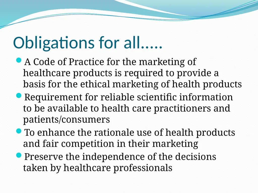 SA Marketing Code of Practice Steve Speller What - slide 9 of 29