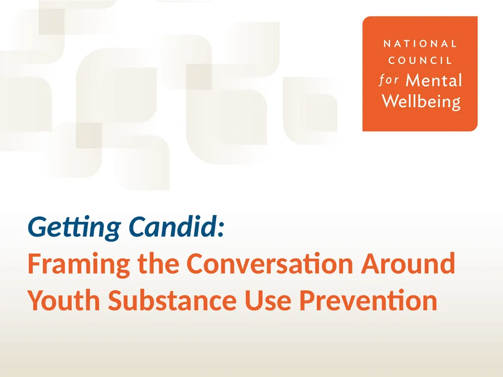 Getting Candid: Framing the Conversation Around - slide 1 of 18