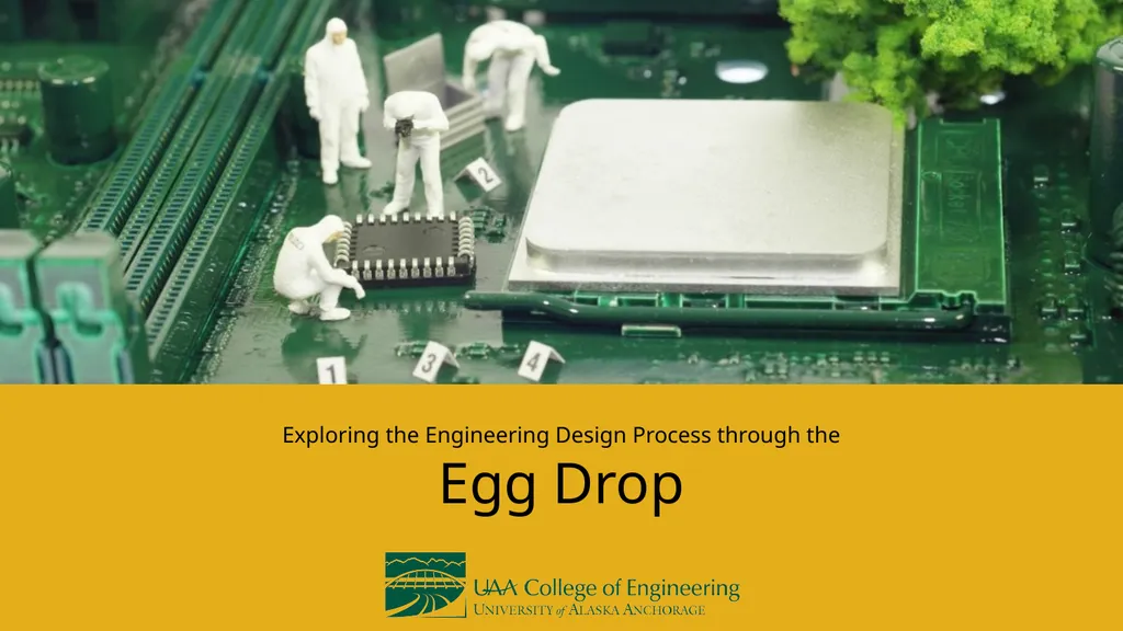 Exploring the Engineering Design Process through - slide 1 of 8