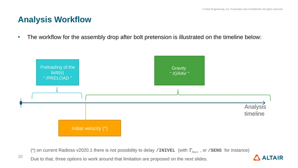 Tips & Tricks - 3D bolt pretension and Drop test - slide 10 of 22