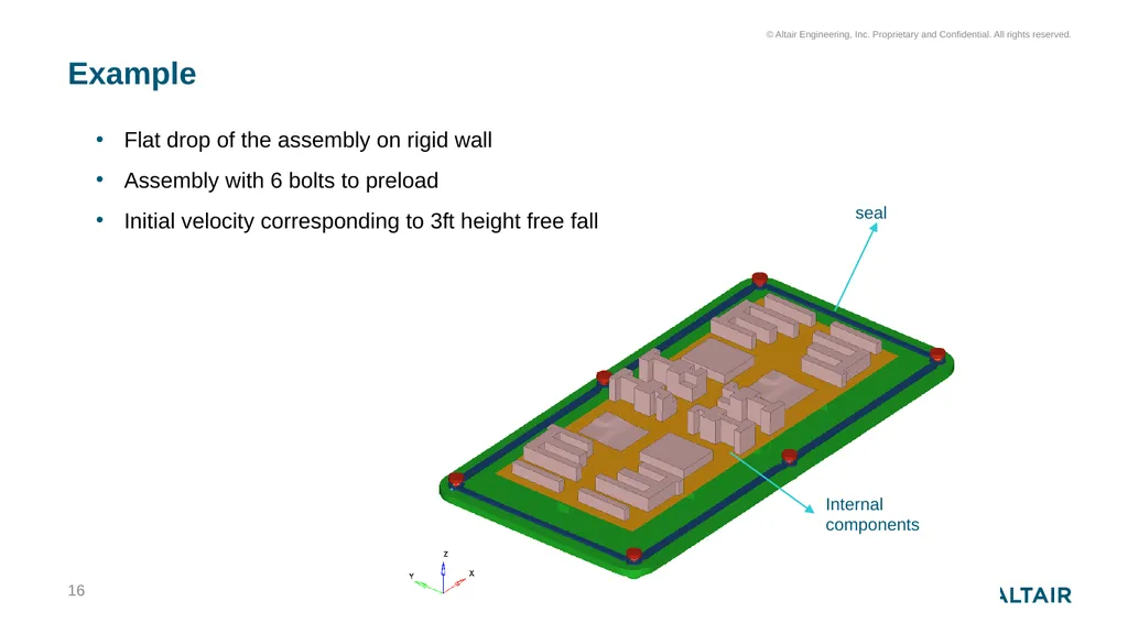 Tips & Tricks - 3D bolt pretension and Drop test - slide 16 of 22