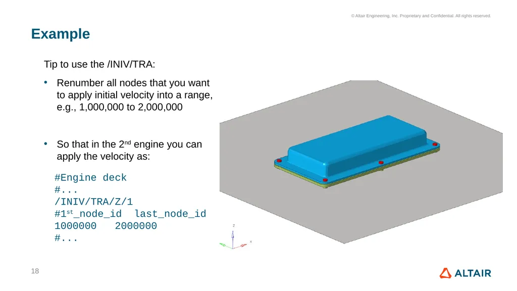 Tips & Tricks - 3D bolt pretension and Drop test - slide 18 of 22