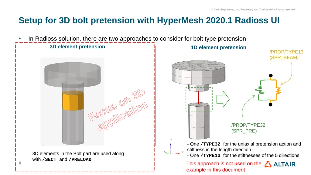 Tips & Tricks - 3D bolt pretension and Drop test - slide 4 of 22