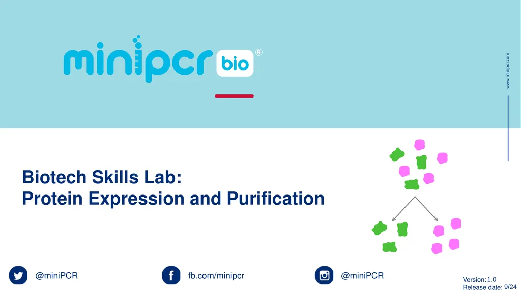 Biotech Skills Lab: Protein Expression and - slide 1 of 46