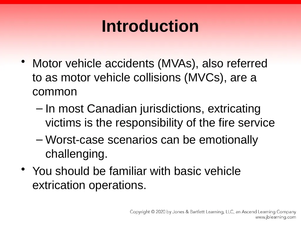 CHAPTER 24 Vehicle Rescue and Extrication - slide 6 of 82