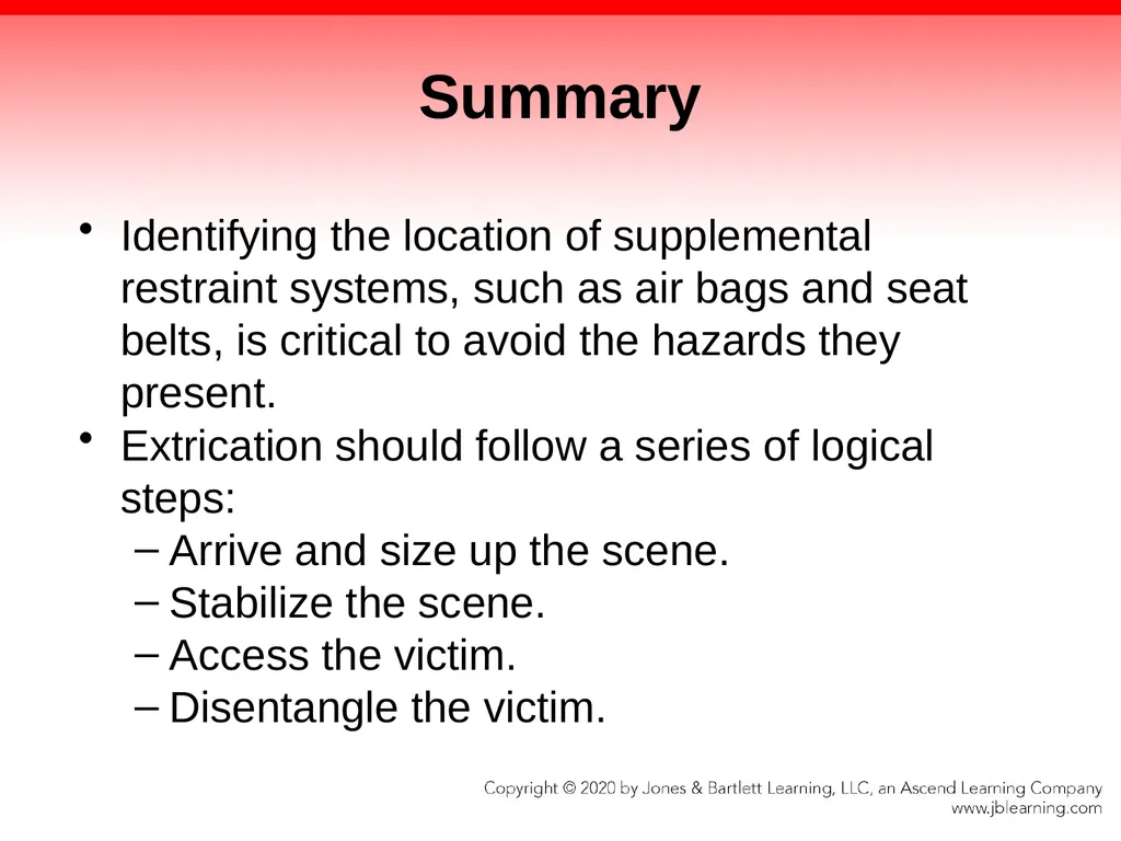 CHAPTER 24 Vehicle Rescue and Extrication - slide 77 of 82