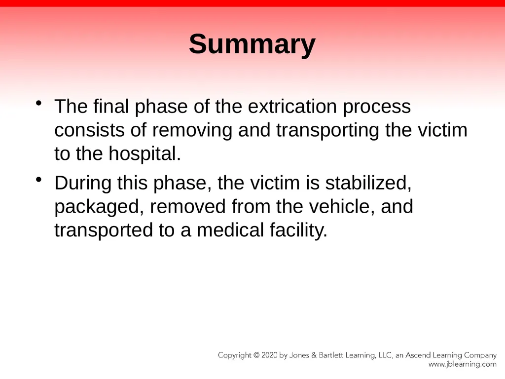 CHAPTER 24 Vehicle Rescue and Extrication - slide 81 of 82