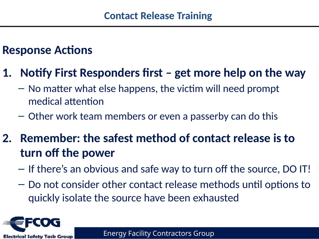 Subcontractor Electrical Safety Management (SESM) - slide 3 of 8