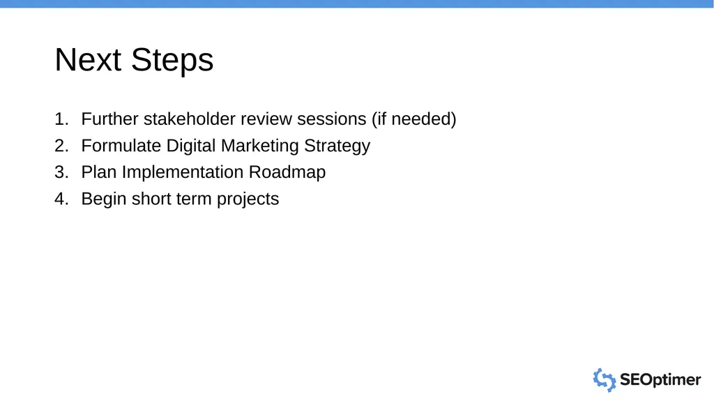 Digital Marketing Audit Insert Client Name Insert - slide 19 of 22