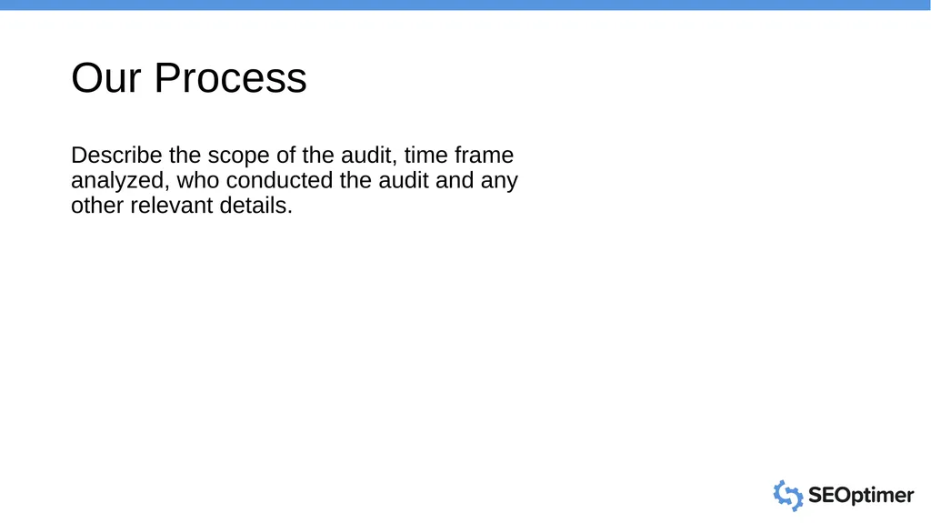 Digital Marketing Audit Insert Client Name Insert - slide 4 of 22