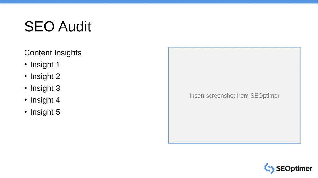 Digital Marketing Audit Insert Client Name Insert - slide 8 of 22