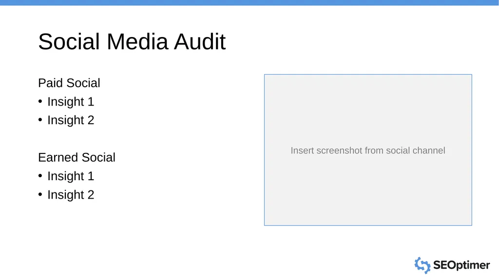 Digital Marketing Audit Insert Client Name Insert - slide 13 of 22