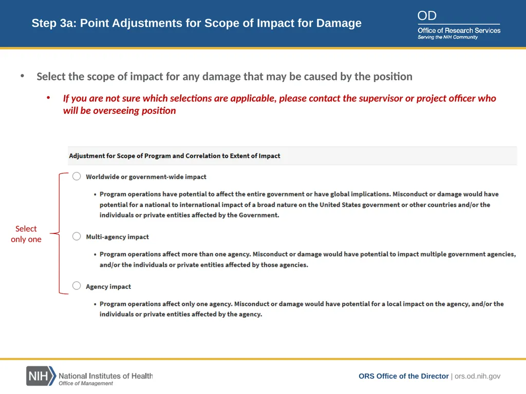 Position Designation Tool (PDT) Job Aid for NIH - slide 19 of 27