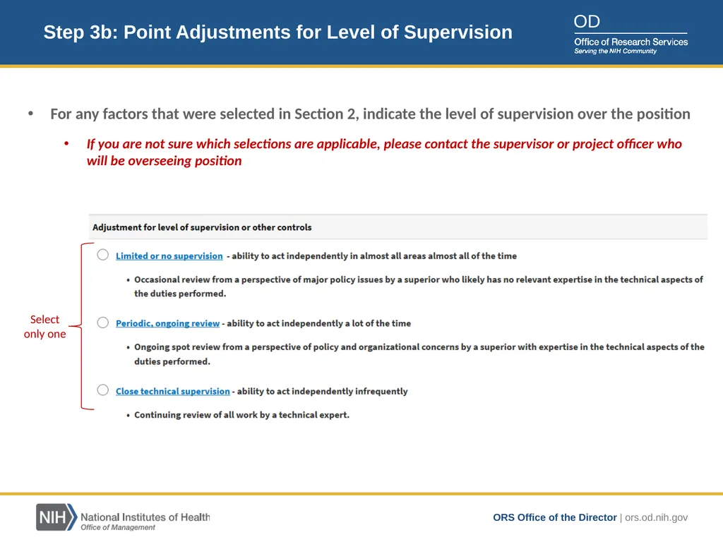 Position Designation Tool (PDT) Job Aid for NIH - slide 20 of 27