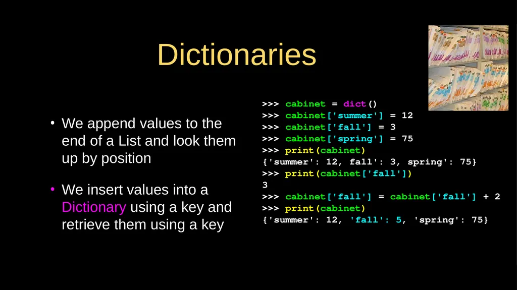 Python Dictionaries Chapter 9 Python for Everybody - slide 9 of 30