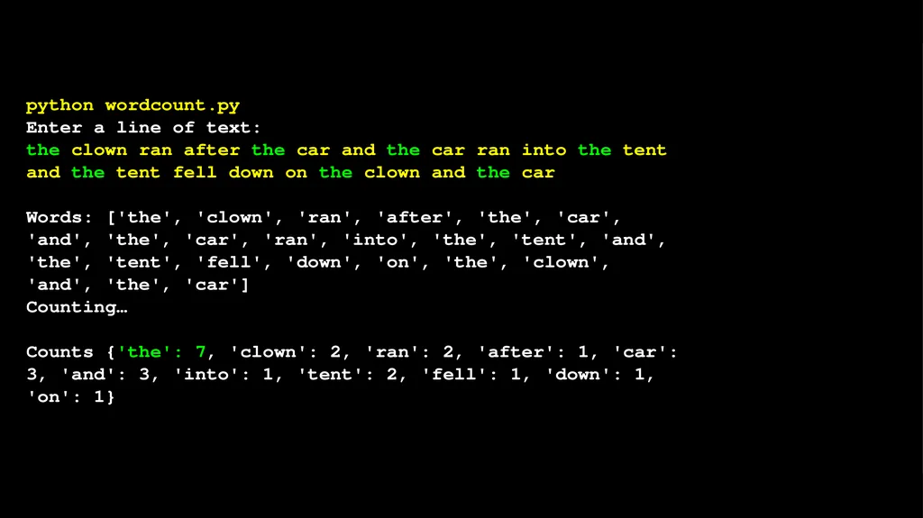 Python Dictionaries Chapter 9 Python for Everybody - slide 23 of 30