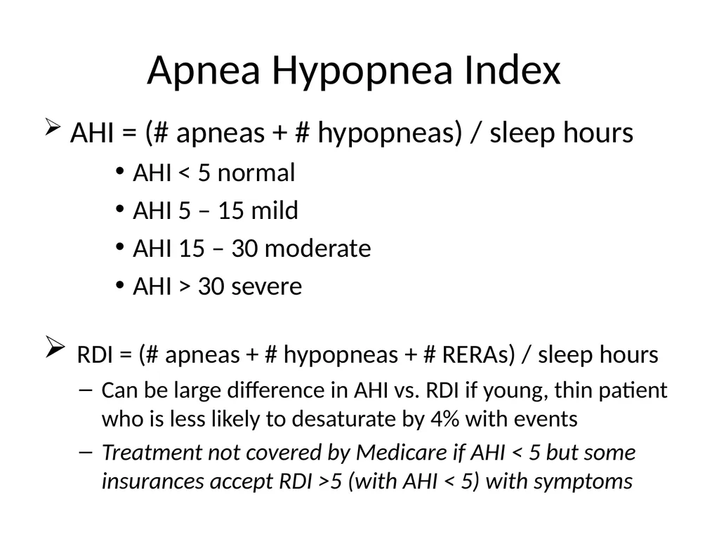 Interpreting Sleep Study Reports: A Primer for - slide 5 of 23