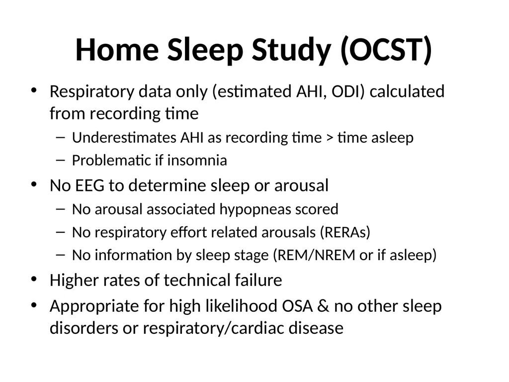 Interpreting Sleep Study Reports: A Primer for - slide 20 of 23