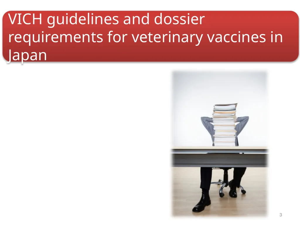 Registration requirements for vaccines -Strategies - slide 3 of 16